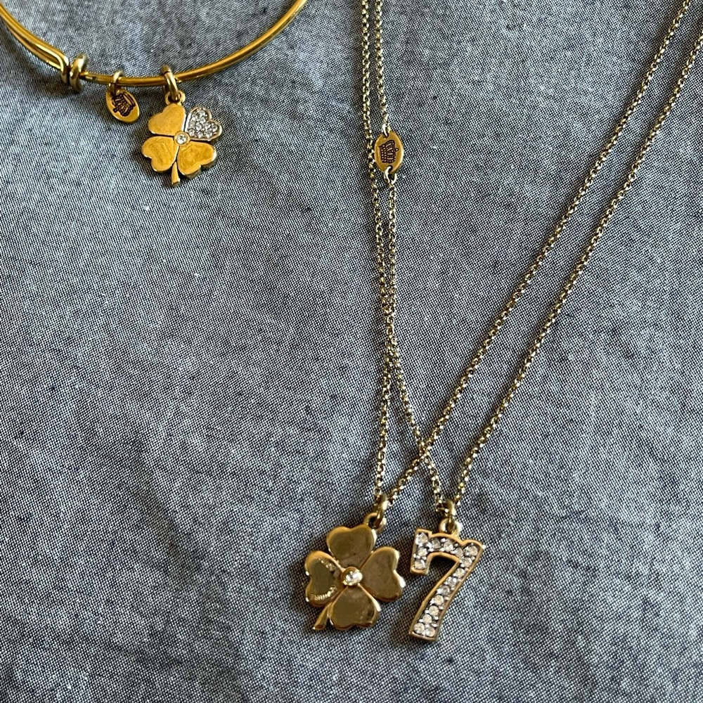 Juicy couture, clover wish necklace and bangle - Picture 8 of 12